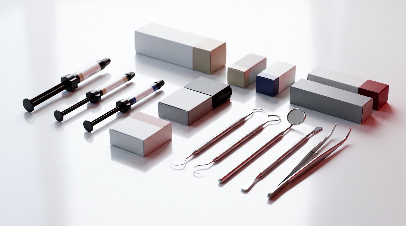 Dental supplies product shot